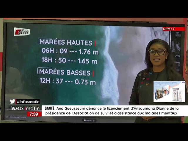 ⁣La météo avec Sokhna natta MBAYE  - Infos matin du 14 octobre 2024