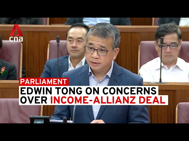 ⁣Income-Allianz deal off: Edwin Tong on Singapore government's concerns