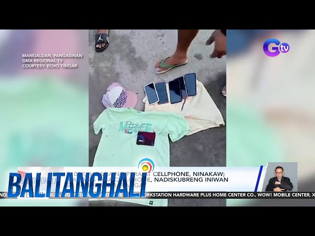 ⁣P100-K halaga ng pera at cellphone, ninakaw; iba pang mga cellphone... | Balitanghali