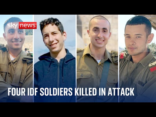 ⁣Israel names soldiers killed in Hezbollah 'swarm' drone attack | Israel-Hezbollah conflict