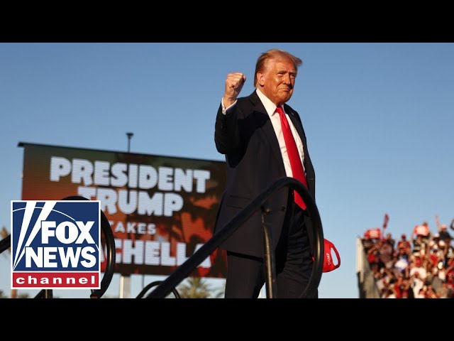 ⁣Armed man arrested outside Trump's Coachella rally