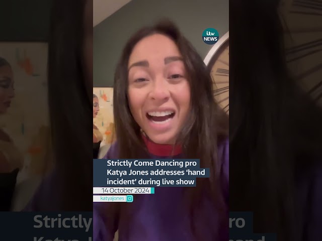 ⁣Strictly Come Dancing pro Katya Jones addresses ‘hand incident’ during live show #itvnews | ITV News