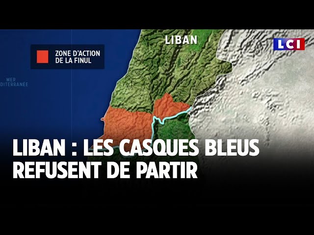 ⁣Liban : les Casques bleus refusent de partir