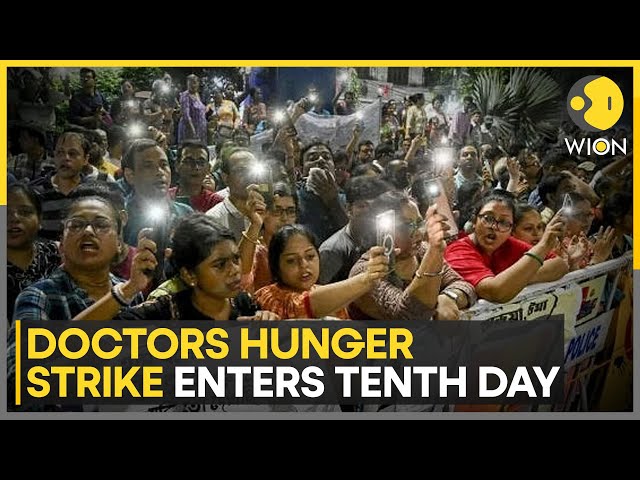 ⁣Kolkata Doctors Strike: Fourth Doctor Hospitalised Amid Hunger Strike | Latest English News | WION