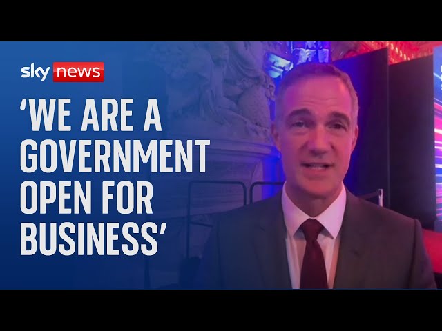 ⁣'We're a government open for business', says minister at investment summit