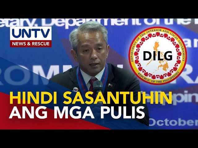 ⁣Mga pulis na nasa likod ng EJKs, hindi sasantuhin; Alegasyon ni Garma, bubusisiin – DILG, PNP