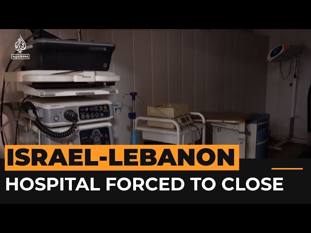 ⁣Hospital closed in Lebanon’s Bekaa Valley due to Israeli strikes | Al Jazeera Newsfeed