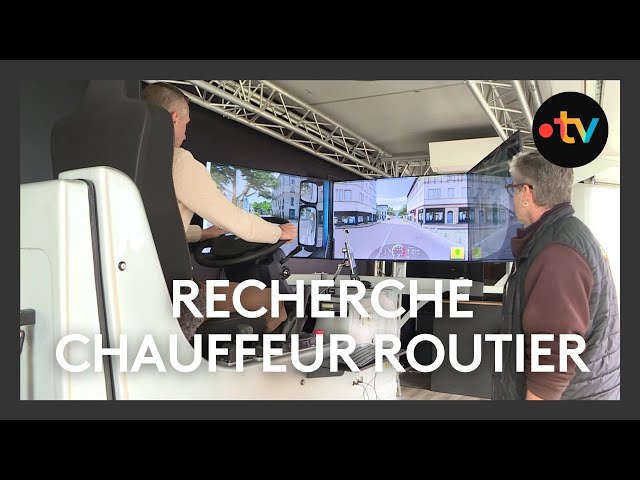 ⁣Difficile de trouver des chauffeurs routiers