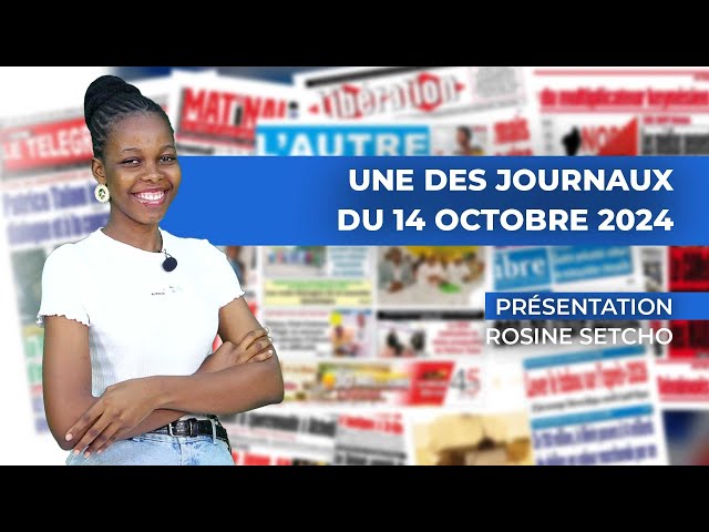 ⁣UNE DES JOURNAUX DU 14 OCTOBRE 2024