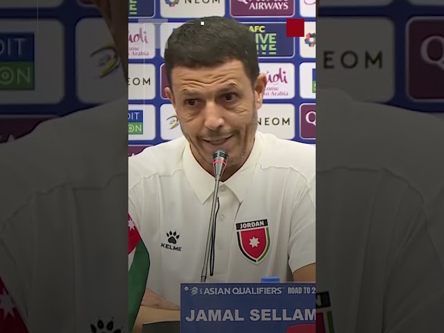 ⁣مدرب النشامى جمال السلامي: واثق من التأهل لكأس العالم لكن ذلك يكون بالعمل والمثابرة والإصرار