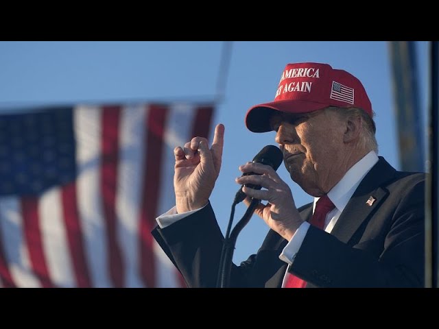 ⁣Un homme armé arrêté en marge d'un rassemblement de Donald Trump