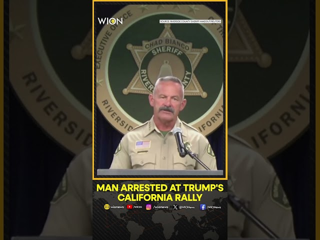 ⁣Trump Faces Third Assassination Attempt As Authorities Arrest Man With Firearms In Coachella