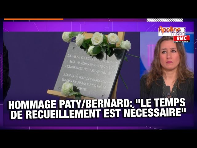 ⁣Hommage Paty/Bernard: "Toute la communauté scolaire a été frappée"