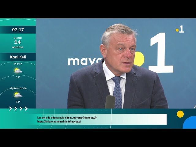 Le préfet de Mayotte, François-Xavier Bieuville dans Zakwéli