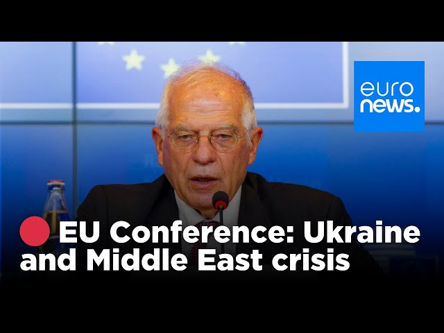 ⁣ LIVE: EU Foreign Ministers address Ukraine and Middle East crises | euronews 