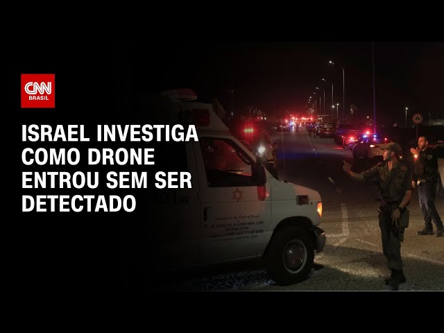 ⁣Israel investiga como drone entrou sem ser detectado | LIVE CNN