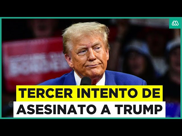 ⁣Tercer intento de asesinato de Donald Trump: Sospechoso es detenido