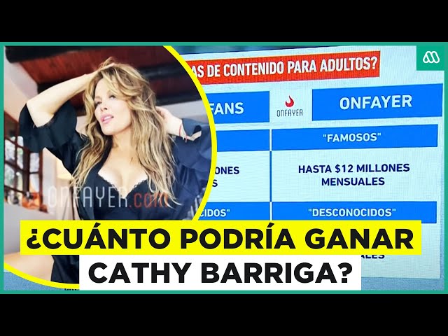 ⁣Cathy Barriga en plataforma de adulto: ¿Cuánto dinero podría ganar?