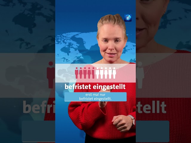 ⁣Hast du den Vertrag, den du dir wünschst? #tagesschau #nachrichten #arbeiten #befristung