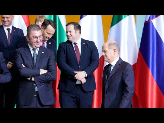 ⁣Western Balkan heads of state arrive in Berlin for summit aimed at forging closer ties with EU