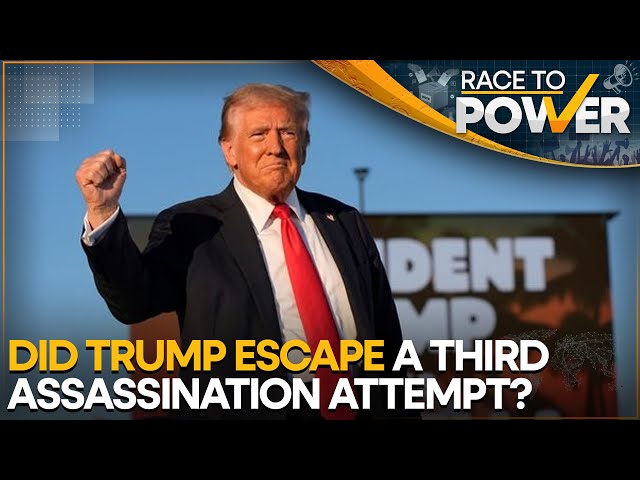 ⁣U.S. Elections 2024: Did Trump Escape A Third Assassination Attempt? | Race To Power LIVE | WION