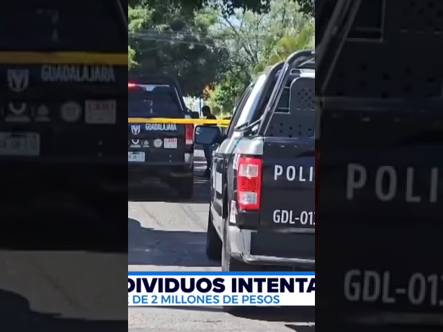 ⁣Robo de película: amarraron caja fuerte a un auto | Shorts | Noticias GDL