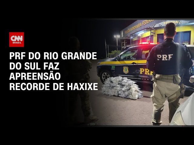 ⁣PFR do Rio Grande do Sul faz apreensão recorde de haxixe | LIVE CNN