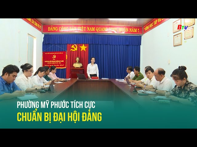 ⁣Phường Mỹ Phước tích cực chuẩn bị Đại hội Đảng