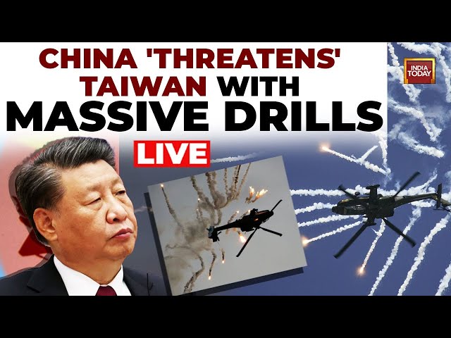 ⁣China Taiwan News LIVE | China Launches Large Military Drills As ‘Stern Warning’ To Taiwan