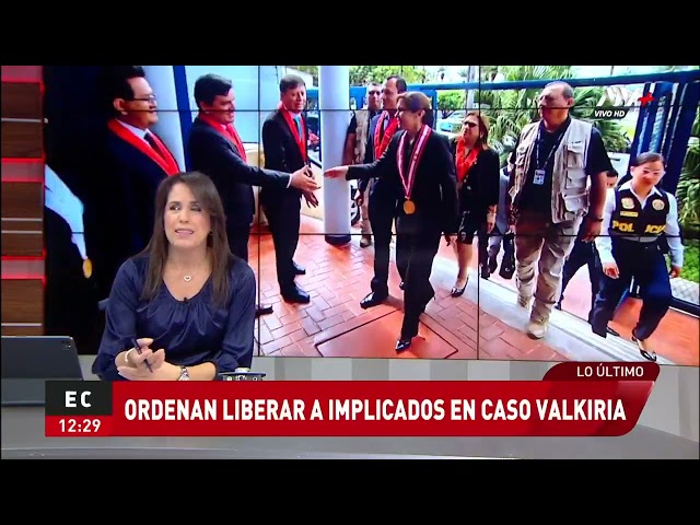 ⁣Poder Judicial ordena liberar a figuras vinculadas a la exfiscal Benavides en el caso ‘Valkiria’