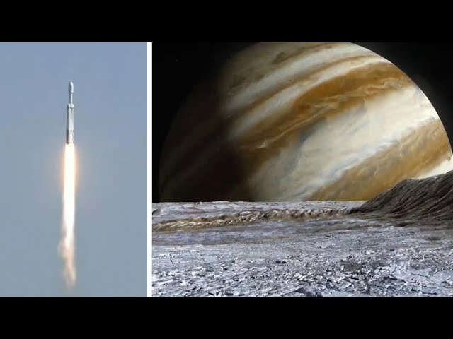 ⁣NASA mission seeking 'ingredients for life' on Europa, Jupiter's smallest moon, launc