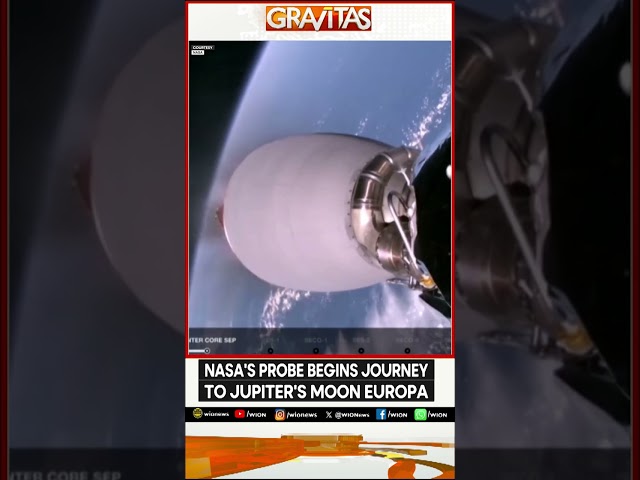 ⁣NASA's Europa Clipper Lifts Off | GRAVITAS | WION Shorts