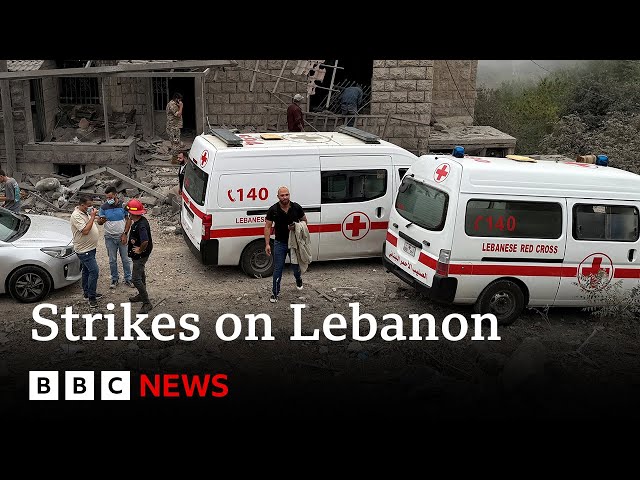 ⁣Israeli strike in Aitou in northern Lebanon kills 18 people, says Lebanese Red Cross | BBC News