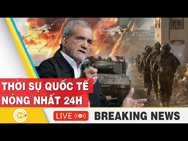 ⁣TRỰC TIẾP: Thời sự Quốc tế mới nhất: Iran tấn công sẽ là "món quà hiếm" cho Mỹ và Trung Qu