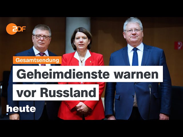 ⁣heute 19:00 Uhr vom 14.10.24: Geheimdienste zu Russland, Stasi-Mordurteil, Raketenabwehr für Israel