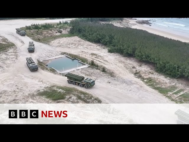 ⁣China 'punishes' Taiwan president's remarks with new military drills | BBC News