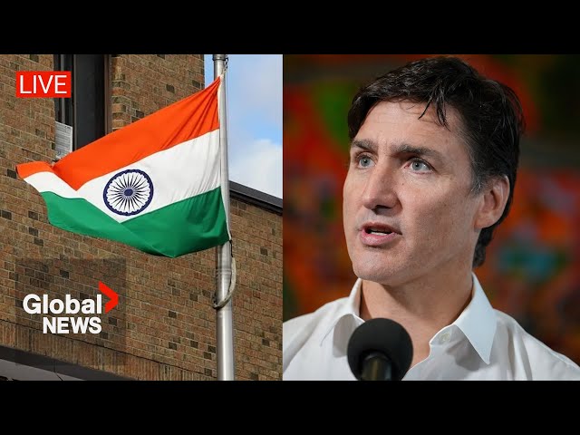 ⁣Trudeau speaks after India withdraws ambassador to Canada, expels Canadian diplomats | LIVE