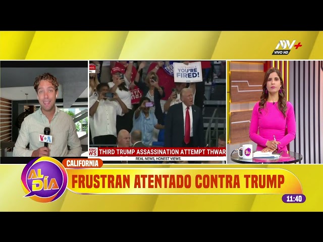 ⁣Donald Trump: La Policía frustra un tercer intento de asesinato contra el candidato presidencial