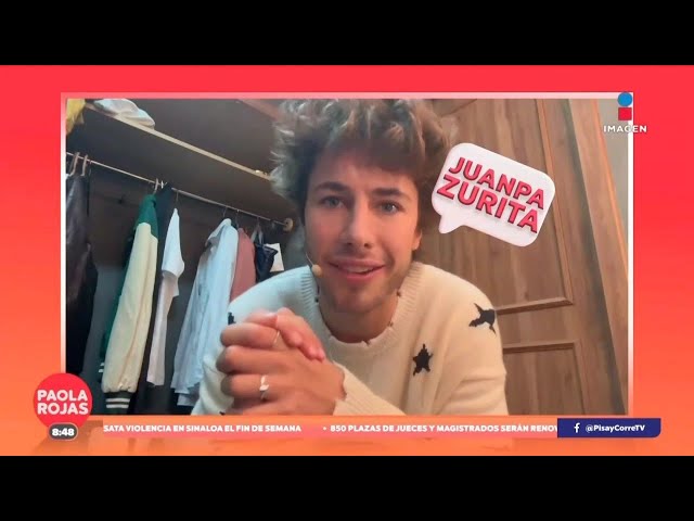 ⁣Juanpa Zurita le dedica un mensaje a Paola Rojas por su nuevo programa