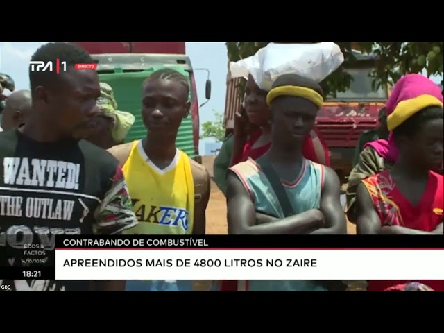 ⁣Contrabando de Combustível - Apreendidos mais de 4800 litros no Zaire