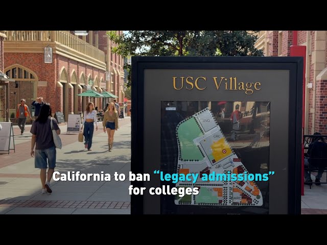 ⁣California to ban “legacy admissions” for colleges