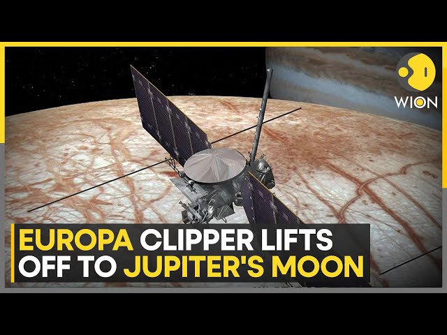 ⁣Europa Clipper Set To Launch On Mission To Explore Potential For Life On Jupiter’s Moon | WION