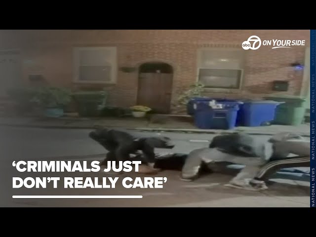 ⁣Police expert says "criminals just don't really care" as more crimes are caught on ca