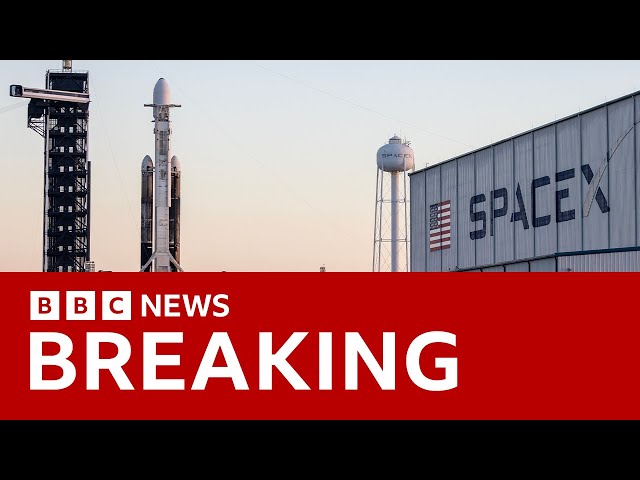 ⁣Nasa spacecraft blasts off to hunt alien life on a distant moon | BBC News