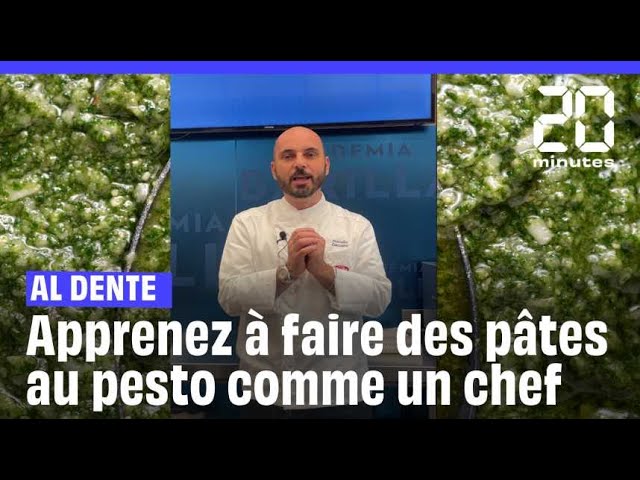 ⁣Choix des pâtes, cuisson... On vous apprend à faire des pâtes au pesto comme un chef