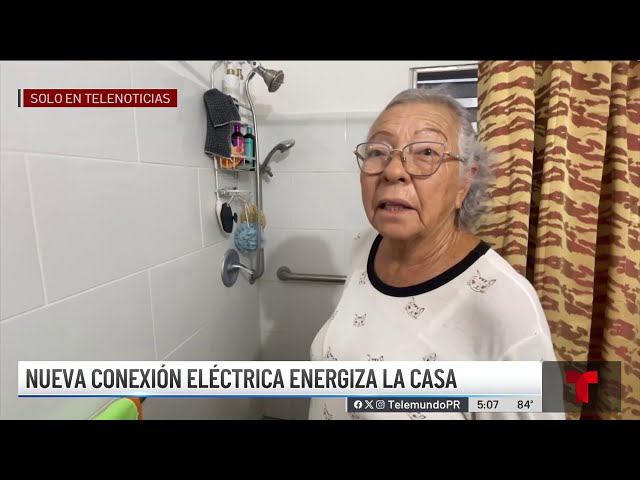 ⁣Septuagenaria teme electrocutarse en su casa reparada con fondos federales