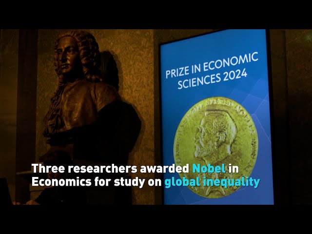 ⁣Three researchers awarded Nobel in Economics for study on global inequality