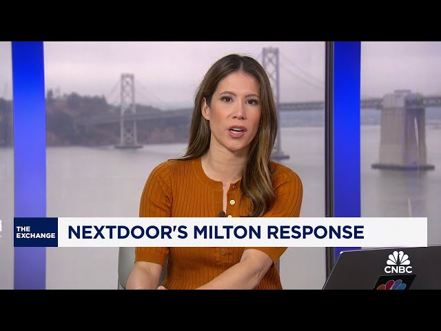 ⁣Social media platform Nextdoor looks to sustain growth from Hurricane Milton