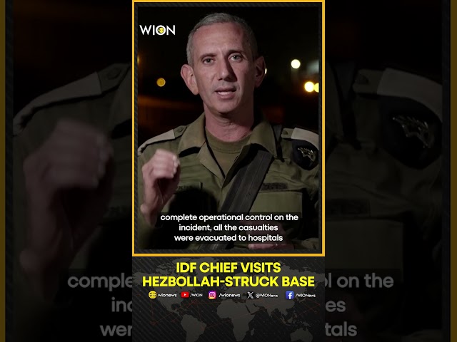 ⁣Israeli Army Chief Visits Base Targeted by Hezbollah; Investigation Underway | Israel Ve Hezbollah