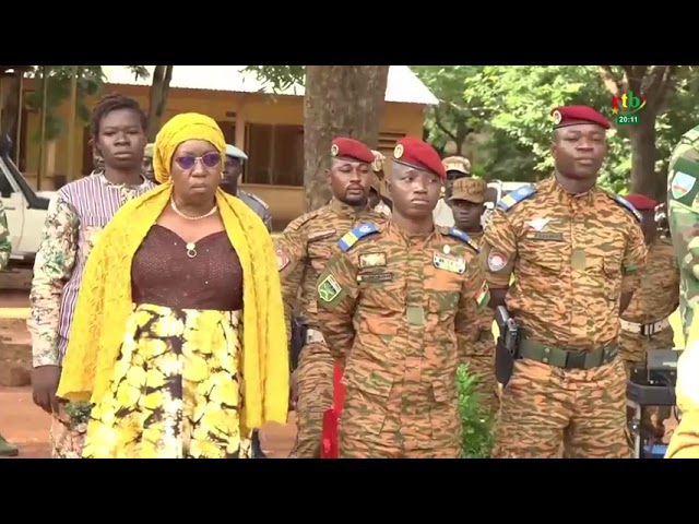 ⁣Montée des couleurs dans la 2ème région militaire: s’unir pour un retour de la Paix au Burkina Faso